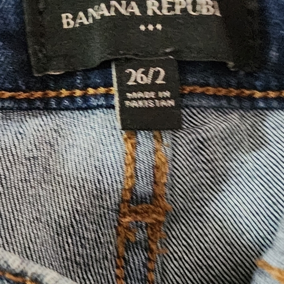 Banana republic bermuda denim short color blue size 26/2 - Picture 5 of 6